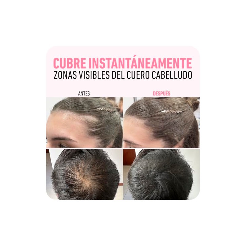 BOLDIFY Polvos Retoca Raíces – Cubre Canas Mujer y Hombre