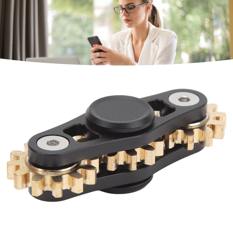 Gears Linkage Rotating Toy Kid Adult Metal ADHD Anxiety Stress