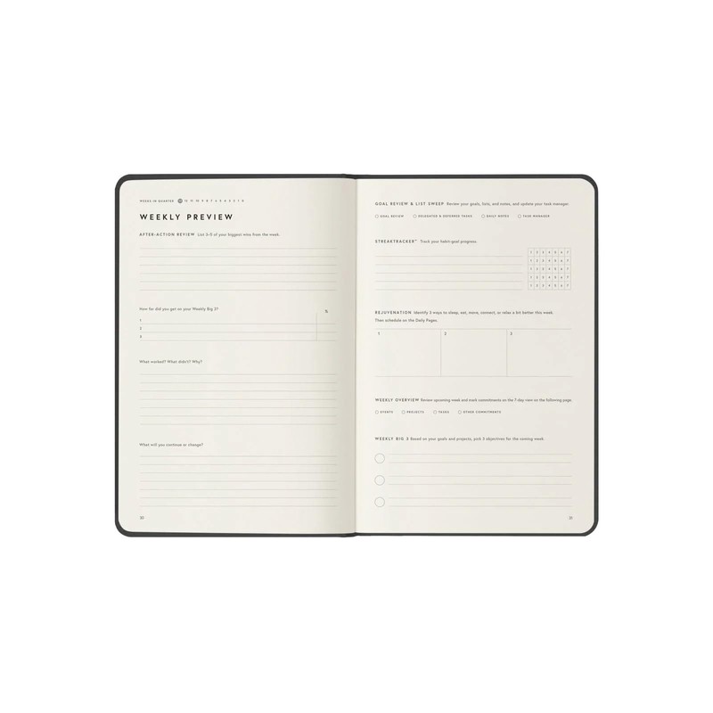 Full Focus Black Vegan Leather Planner by Michael Hyatt -
