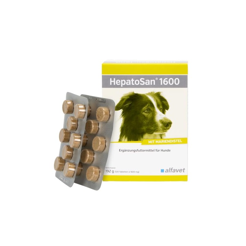 Alfavet HepatoSan 1600 | 120 Tablets | Diet Supplementary Feed