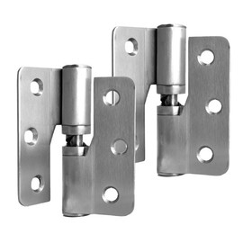 Cubicle Hinges Satin Stainless Steel Adjustable Toilet Cubicle 80mm Gravity Hinges