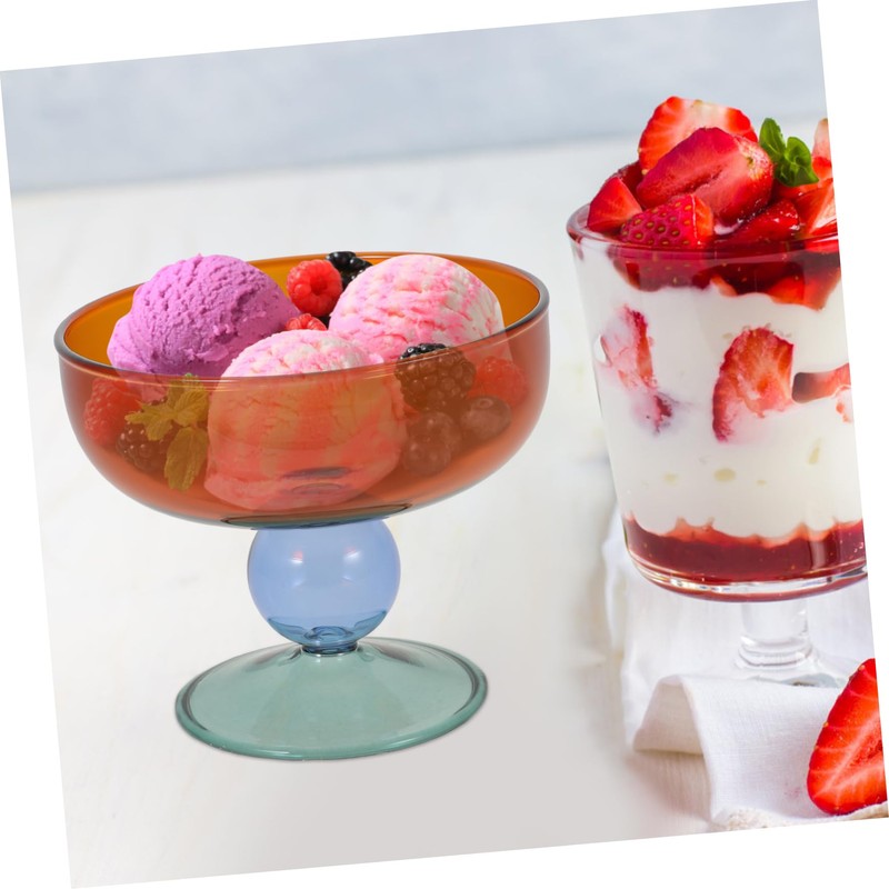 Alipis Unique Shape Multi-use Bowl Decorative Dessert Cup Ice Cup