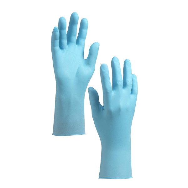 Kleenguard G10 Blue Nitrile Gloves (57372), Medium (Med.), Powder-Free, 6 Mil, Ambidextrous, Thin Mil, 100 Count (Pack of 10)