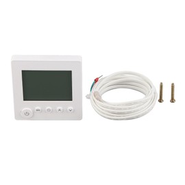 Smart Thermostat with LCD Display, 16A Keypad Temperature Controller for Electric Heating Systems, Microcomputer Control for Home Floor Heating and Radiators