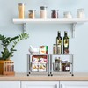 Simple Houseware Chrome Metal Stackable Storage Rack, 16.75 in L