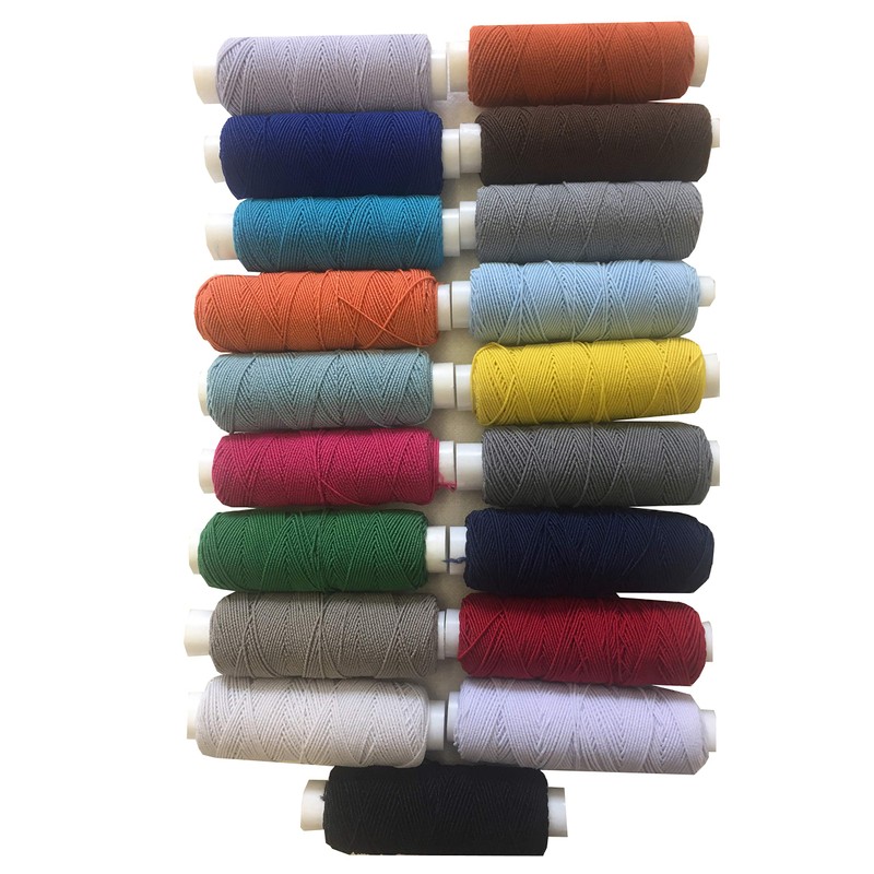 Shirring Shearing Elastic Thread, 20 Meter Each Colour Per Spool,