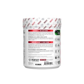 PERFECT Sports BCAA Hyper Clear, 5g Vegan BCAA - Intense Watermelon Candy (45 Servings, 310g)