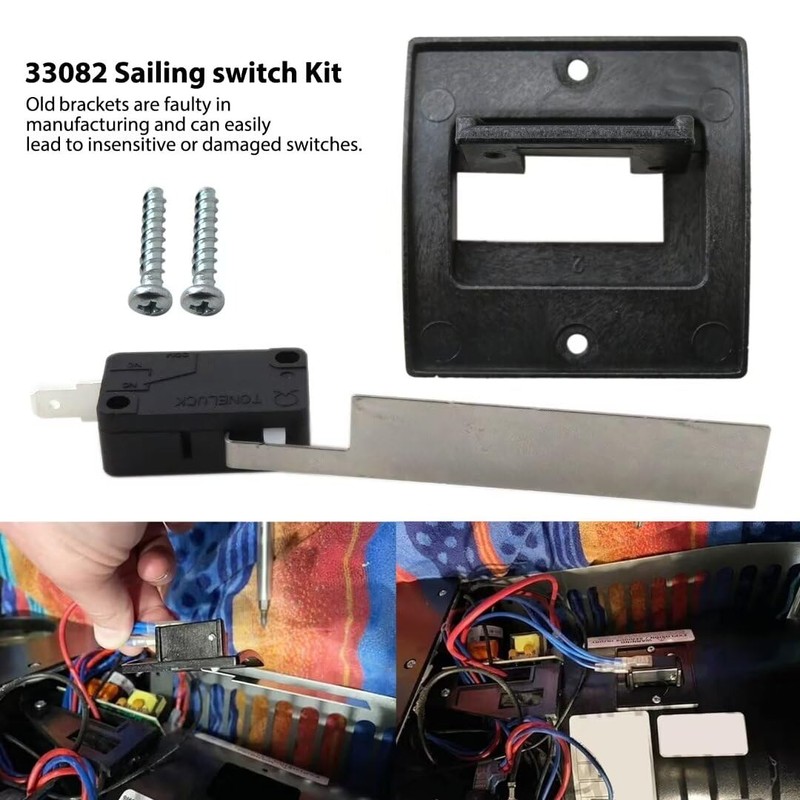 XSPANDER 33082 Sail Switch with Upgraded Bracket Kit Replacement Fit