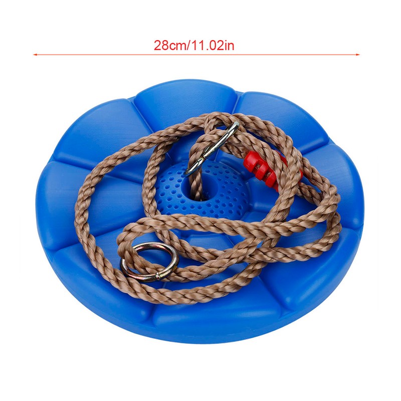 Children Swing Disc Toy Kids Round Rope Swings Outdoor Entertainment
