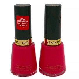 Revlon 2 PACK Revlon Nail Polish  #290 Optimistic  (Medium Pink Cream) [Brand New!]