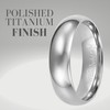 Willis Judd 6mm Titanium Ring for Men Engraved I Love
