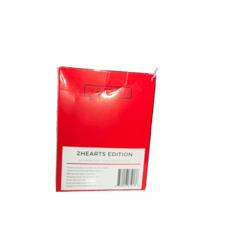 YEAUTY 2 Hearts Edition Eye Pad Masks 25 Pairs Astaxanthin