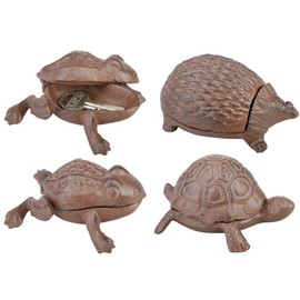 Cast iron key keeper / hiding place. Owl, frog or hedgehog[Frog]