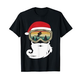 sci Natale invernali Sciatore regalo divertente Maglietta