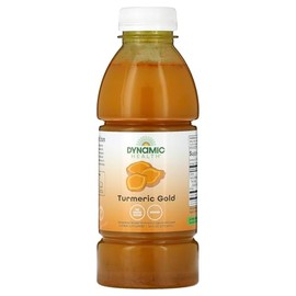 Dynamic Health Turmeric Gold, Turmeric 100% Juice, No Additives, Joint Support, Vegan, Gluten Free, Non-GMO, 16 oz