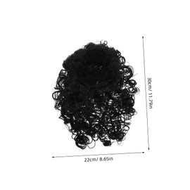 TOVINANNA Black Curly Wigs for Women Synthetic Afro Curly Hair Wigs Style for Daily Wear and Cosplay Unique African Curls Versatile Natural Look for All Occasions