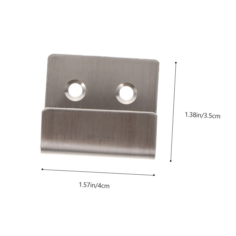 Operitacx 12Sets Stainless Steel Tile Fasteners Tile Display Hooks Wall