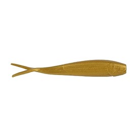 Berkley Gulp! Minnow Fishing Bait, Gold Leaf, 4in, Extreme Scent Dispersion, Realistic Minnow Profile, Ideal for Bass, Trout, Walleye, Panfish and More