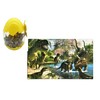 Jigsaw Puzzle Dinosaur Capsule Case 60 Pieces (Yellow)