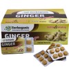 HERBOGANIC Ginger Lozenges Leaf of 6, 20 Packs per Box