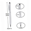 TEHAUX 12pcs Ballpoint Pen Capacitive Screen Touch Stylus Pen for