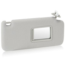 Grey Passenger Right Side Sun Visor Replacement Compatible with 2010-2023 Toyota 4RUNNER Replace 74310-35B00-E1