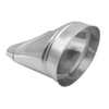 HVAC Premium Oval to Round Straight Boot | Round to
