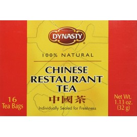 Dynasty 100% Natural Chinese Restaurant Tea Net Weight 1.13 oz. (32g) pack of 16 teabags