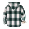 onedog Flannel Jacket for Men Full Zip Up Plaid Sherpa