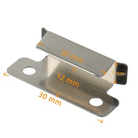 HUAERW 3D Printer Bed Clamp Heated Bed Glass Clamp for Attaching Glass Bed Compatible with Ender 3 Ender 3 v2 Ender 3S Ender 3 Pro Ender 5 Pro CR-20 Pro CR-10S Pro Series (Pack of 4)