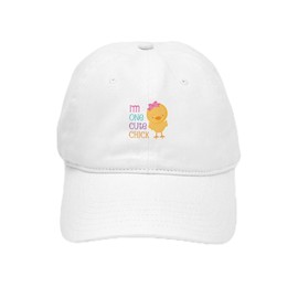 CafePress I'm One Cute Chick Cap Unique Adjustable Baseball Hat White