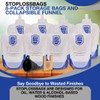StopLoss Bags 8-Pack for Wood Stains & Finishes with Funnel