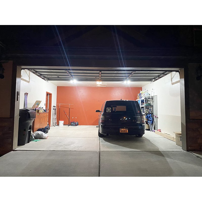 suyncyi 2 Pack LED Garage Light, 150W Ultra Bright Shop