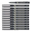 Pilot BX-V7-B Hi-Tecpoint Rollerball Pen, 0.7 mm Tip - Black,