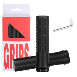 Fahrradgriffe Ergonomisch, rutschfeste Gummi Fahrrad Griff, 22mm Universal-Fahrrad,Geeignet für Mountainbike, Rennrad, Klapprad (Schwarz 1)