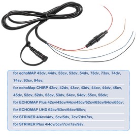 010-12199-04 4-Pin Power Cable Quick Connect Adaptor Fits for Echo, Striker Plus, Striker Vivid, Striker 4, Fishfinder, Echomap