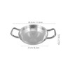 Kichvoe Small Hot Pot with Double Handles Cooking Pot for