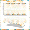HOWAF 3 Pack Happy Hanukkah Tablecloth 54x107 inch White Bule