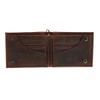 Men's Leather Bifold Chain Wallet, brown