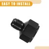 Partuto 2 Pcs AN10 to AN6 Universal Flare Reducer Fitting