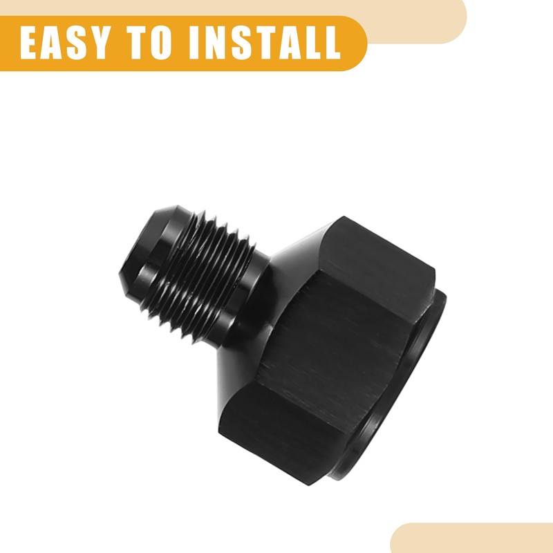 Partuto 2 Pcs AN10 to AN6 Universal Flare Reducer Fitting