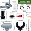 Water Butt Filler Kit for Downpipes, Rainwater Collector, Rain Barrel