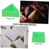 Ciieeo 2pcs Rice Dumpling Molds Rice-Pudding Molds Triangle Zonzi Mold