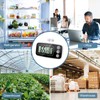 Ankilo Refrigerator Fridge Thermometer, Digital Freezer Thermometer with Hook, Easy