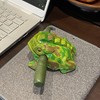 Cozinest 4" Wooden Frog Percussion Instrument, Guiro, Green