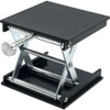 BizDez Lift Table, Lab Jack, Plastic Top Plate, Aluminum Material,
