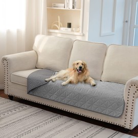 Ameritex Sofa Cover Waterproof for Seats Couch Cover for Dogs Pet Couch Cover Velvet for Chair Loveseat Sofa Machine Washable