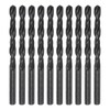 HARFINGTON 10pcs Jobber Drill Bits 6mm (15/64") Nitride Coated High