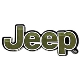 Jeep Logo Text Magnet (3.85"x1.25")