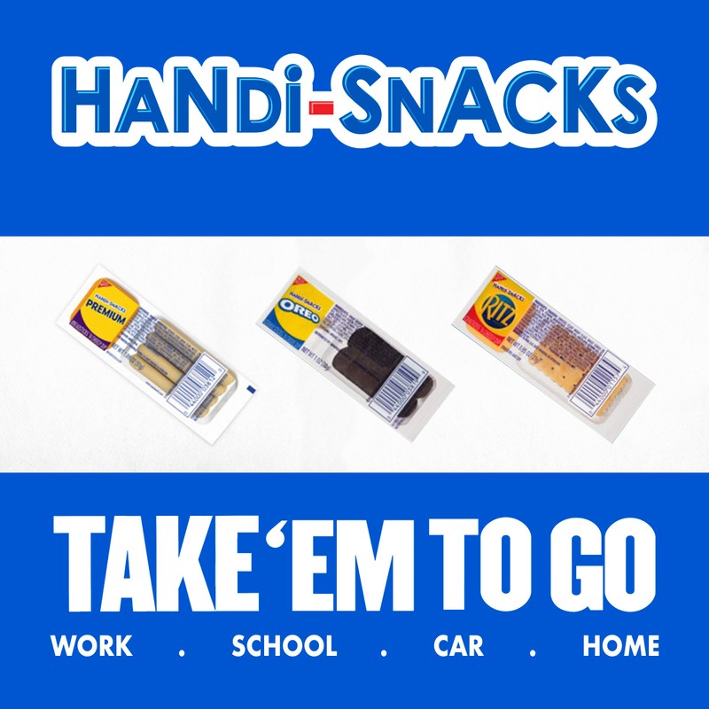 Handi-Snacks OREO Cookie Sticks 'N Crème Dip Snack Packs, 4